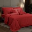 Picture of AKEMI Cotton Select Affinity Quilt Cover Set | 100% Cotton 1200TC - Amori - Summer Red (Super Single/Queen/King)