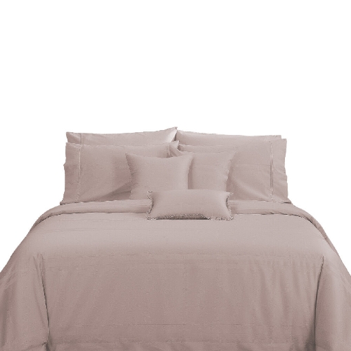 Picture of AKEMI Cotton Select Affinity Fitted Sheet Set | 100% Cotton - Leeann 1200TC - Marble Lilac (Super Single/Queen/King)