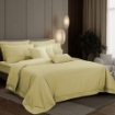 Picture of AKEMI Cotton Select Affinity Fitted Sheet Set | 100% Cotton - Amori 1200TC - Canary Yellow (Super Single/Queen/King)