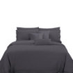 Picture of AKEMI Cotton Select Affinity Fitted Sheet Set | 100% Cotton - Amori 1200TC - Grape Grey (Super Single/Queen/King)