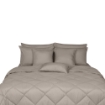 Picture of ai by AKEMI Colourkissed Collection Comforter Set | 100% MicroXT 700TC (Super Single/Queen/King) - Nimbus Beige