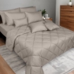 Picture of ai by AKEMI Colourkissed Collection Comforter Set | 100% MicroXT 700TC (Super Single/Queen/King) - Nimbus Beige