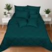 Picture of ai by AKEMI Colourkissed Collection Fitted Sheet Set | 100% MicroXT 700TC (Super Single/Queen/King) - Emerald Teal