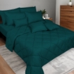 Picture of ai by AKEMI Colourkissed Collection Comforter Set | 100% MicroXT 700TC (Super Single/Queen/King) - Emerald Teal