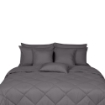 Picture of ai by AKEMI Colourkissed Collection Comforter Set | 100% MicroXT 700TC (Super Single/Queen/King) - Pebble Grey