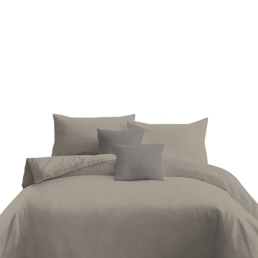 Picture of ai by AKEMI ColourJoy Collection Comforter Set | 100% MicroXT 650TC - Ercu Beige (Super Single/Queen/King)