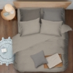 Picture of ai by AKEMI ColourJoy Collection Comforter Set | 100% MicroXT 650TC - Ercu Beige (Super Single/Queen/King)