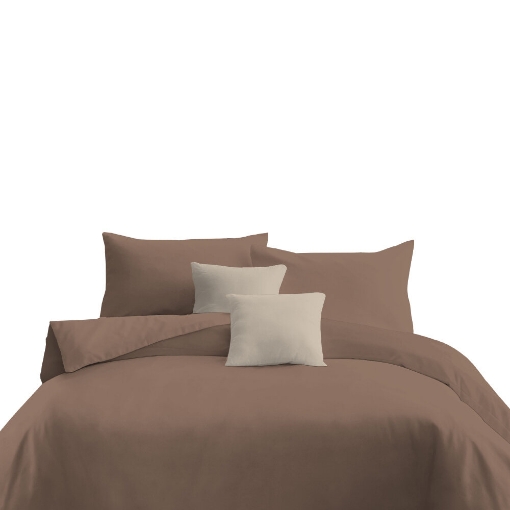 Picture of ai by AKEMI ColourJoy Collection Comforter Set | 100% MicroXT 650TC - Nagoya Orange (Super Single/Queen/King)