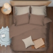 Picture of ai by AKEMI ColourJoy Collection Comforter Set | 100% MicroXT 650TC - Nagoya Orange (Super Single/Queen/King)