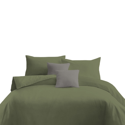 Picture of ai by AKEMI ColourJoy Collection Comforter Set | 100% MicroXT 650TC - Sage Green (Super Single/Queen/King)