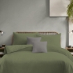 Picture of ai by AKEMI ColourJoy Collection Comforter Set | 100% MicroXT 650TC - Sage Green (Super Single/Queen/King)