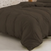 Picture of ai by AKEMI ColourJoy Collection Comforter Set | 100% MicroXT 650TC - Groot Brown (Super Single/Queen/King)