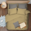 Picture of ai by AKEMI ColourJoy Collection Comforter Set | 100% MicroXT 650TC - Valley Lemon (Super Single/Queen/King)