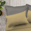 Picture of ai by AKEMI ColourJoy Collection Comforter Set | 100% MicroXT 650TC - Valley Lemon (Super Single/Queen/King)