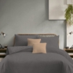 Picture of ai by AKEMI ColourJoy Collection Comforter Set | 100% MicroXT 650TC - Koala Grey (Super Single/Queen/King)