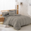 Picture of ai by AKEMI ColourJoy Collection Fitted Sheet Set | 100% MicroXT 650TC - Ecru (Super Single/Queen/King)