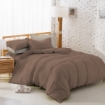 Picture of ai by AKEMI ColourJoy Collection Fitted Sheet Set | 100% MicroXT 650TC - Nagoya Orange (Super Single/Queen/King)