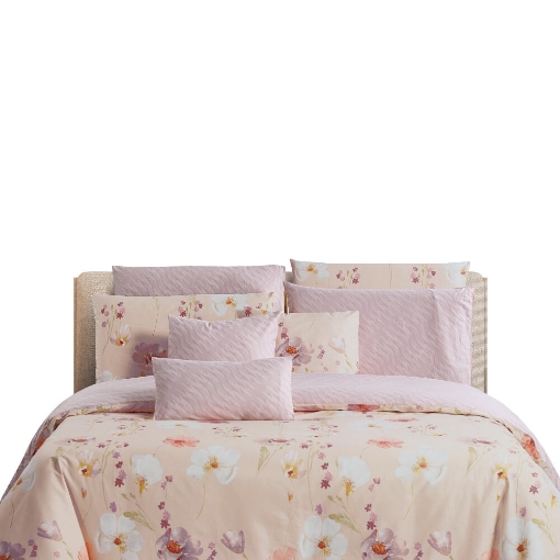 Picture of AKEMI Cotton Twill Adore Quilt Cover Set | 100% Cotton 850TC - Linnea (Super Single/Queen/King)