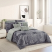 Picture of AKEMI Cotton Twill Adore Quilt Cover Set | 100% Cotton 850TC - Hexa (Super Single/Queen/King)