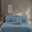 Picture of AKEMI TENCEL™ Lyocell Accord Quilt Cover Set 1300TC - Mont Blue (Super Single/Queen/King/Super King)