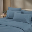 Picture of AKEMI TENCEL™ Lyocell Accord Quilt Cover Set 1300TC - Mont Blue (Super Single/Queen/King/Super King)