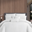 Picture of AKEMI Lyocell Colour Radiant Fitted Sheet Set 900TC - Pearl White (Super Single/ Queen/ King)
