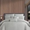 Picture of AKEMI Lyocell Colour Radiant Fitted Sheet Set 900TC - Silk Ash (Super Single/ Queen/ King)