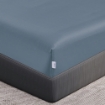 Picture of AKEMI Lyocell Colour Radiant Fitted Sheet Set 900TC - Slate Blue (Super Single/ Queen/ King)