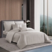 Picture of AKEMI Lyocell Colour Radiant Quilt Cover Set 900TC - French Grey (Super Single/ Queen/ King)