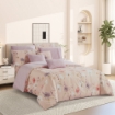 Picture of AKEMI Cotton Twill Adore Fitted Sheet Set | 100% Cotton 850TC - Linnea (Super Single/ Queen/ King)
