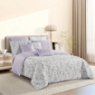 Picture of AKEMI Cotton Twill Adore Fitted Sheet Set | 100% Cotton 850TC - Orna (Super Single/ Queen/ King)