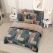 Picture of AKEMI Cotton Twill Adore Fitted Sheet Set | 100% Cotton 850TC - Ayla (Super Single/ Queen/ King)