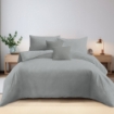 Picture of ai by AKEMI Colourkissed Collection Comforter Set | 100% MicroXT 700TC - Concrete Ash (Super Single/Queen/King)
