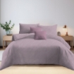 Picture of ai by AKEMI Colourkissed Collection Fitted Sheet Set | 100% MicroXT 700TC - Dove Purple (Super Single/Queen/King)