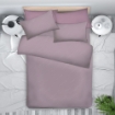 Picture of ai by AKEMI Colourkissed Collection Fitted Sheet Set | 100% MicroXT 700TC - Dove Purple (Super Single/Queen/King)