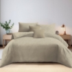 Picture of ai by AKEMI Colourkissed Collection Fitted Sheet Set | 100% MicroXT 700TC - Macadamia Beige (Super Single/Queen/King)