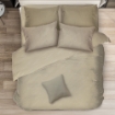 Picture of ai by AKEMI Colourkissed Collection Fitted Sheet Set | 100% MicroXT 700TC - Macadamia Beige (Super Single/Queen/King)