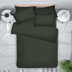 Picture of ai by AKEMI Colourkissed Collection Fitted Sheet Set | 100% MicroXT 700TC - Tibet Green (Super Single/Queen/King)