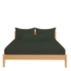 Picture of ai by AKEMI Colourkissed Collection Fitted Sheet Set | 100% MicroXT 700TC - Tibet Green (Super Single/Queen/King)