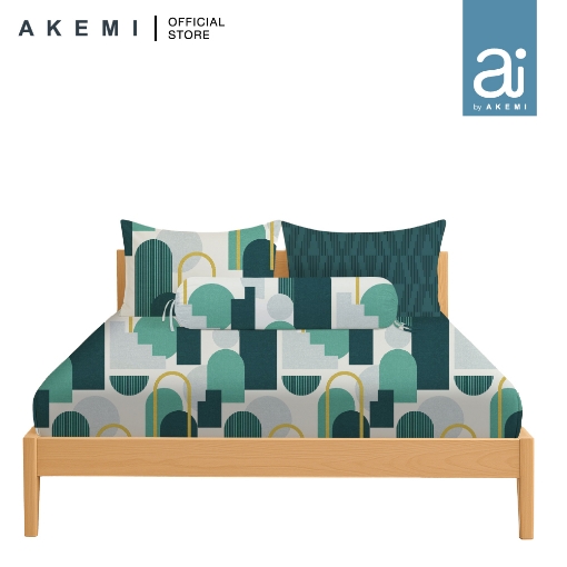 Picture of ai by AKEMI Lovesome Collection Fitted Sheet Set | 100% MicroXT 650TC - Collier (Super Single/Queen/King)