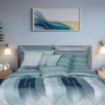 Picture of AKEMI Cotton Essentials Enclave Joy Comforter Set | 100% Cotton 650 TC - Villard (Super Single/ Queen/ King)