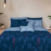 Picture of AKEMI Cotton Essentials Enclave Joy Comforter Set | 100% Cotton 650 TC - Wenzel (Super Single/ Queen/ King)