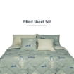 Picture of AKEMI Cotton Essentials Jovial Kids Fitted Sheet Set 600TC - Aero Ranger (Super Single/ Queen/ King)