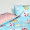 Picture of AKEMI Cotton Essentials Jovial Kids Fitted Sheet Set 600TC - Pool Fiesta (Super Single/ Queen/ King)
