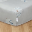 Picture of AKEMI Cotton Essentials Jovial Kids Fitted Sheet Set 600TC - Sky Drift (Super Single/ Queen/ King)