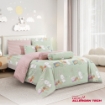 Picture of AKEMI Cotton Twill HeiQ Allergen Cheeky Cheeks Quilt Cover Set 850TC - Grocery Buddy (Super Single/ Queen/ King)