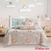 Picture of AKEMI Cotton Twill HeiQ Allergen Cheeky Cheeks Quilt Cover Set 850TC - Mystical Friends (Super Single/ Queen/ King)