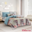 Picture of AKEMI Cotton Twill HeiQ Allergen Cheeky Cheeks Quilt Cover Set 850TC - Shopping Day (Super Single/ Queen/ King)