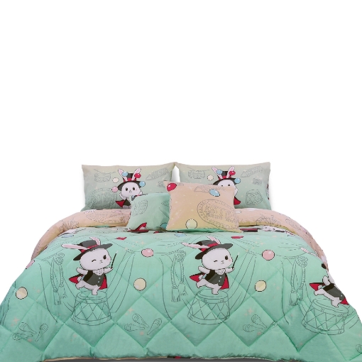 Picture of AKEMI Cotton Essentials Jovial Kids Comforter Set 600TC - Magic Show (Super Single/ Queen/ King)