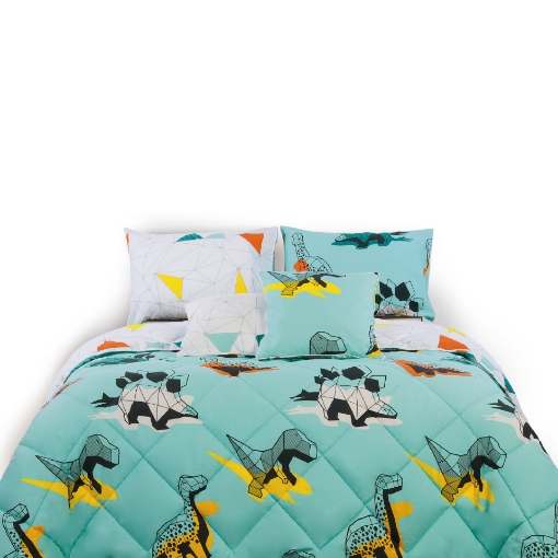 Picture of AKEMI Cotton Essentials Jovial Kids Comforter Set 600TC - Prehistoric (Super Single/ Queen/ King)